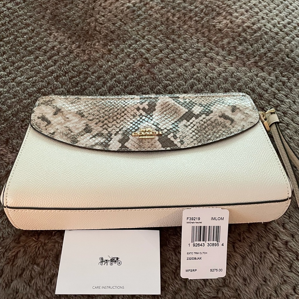 Coach wristlet clutch